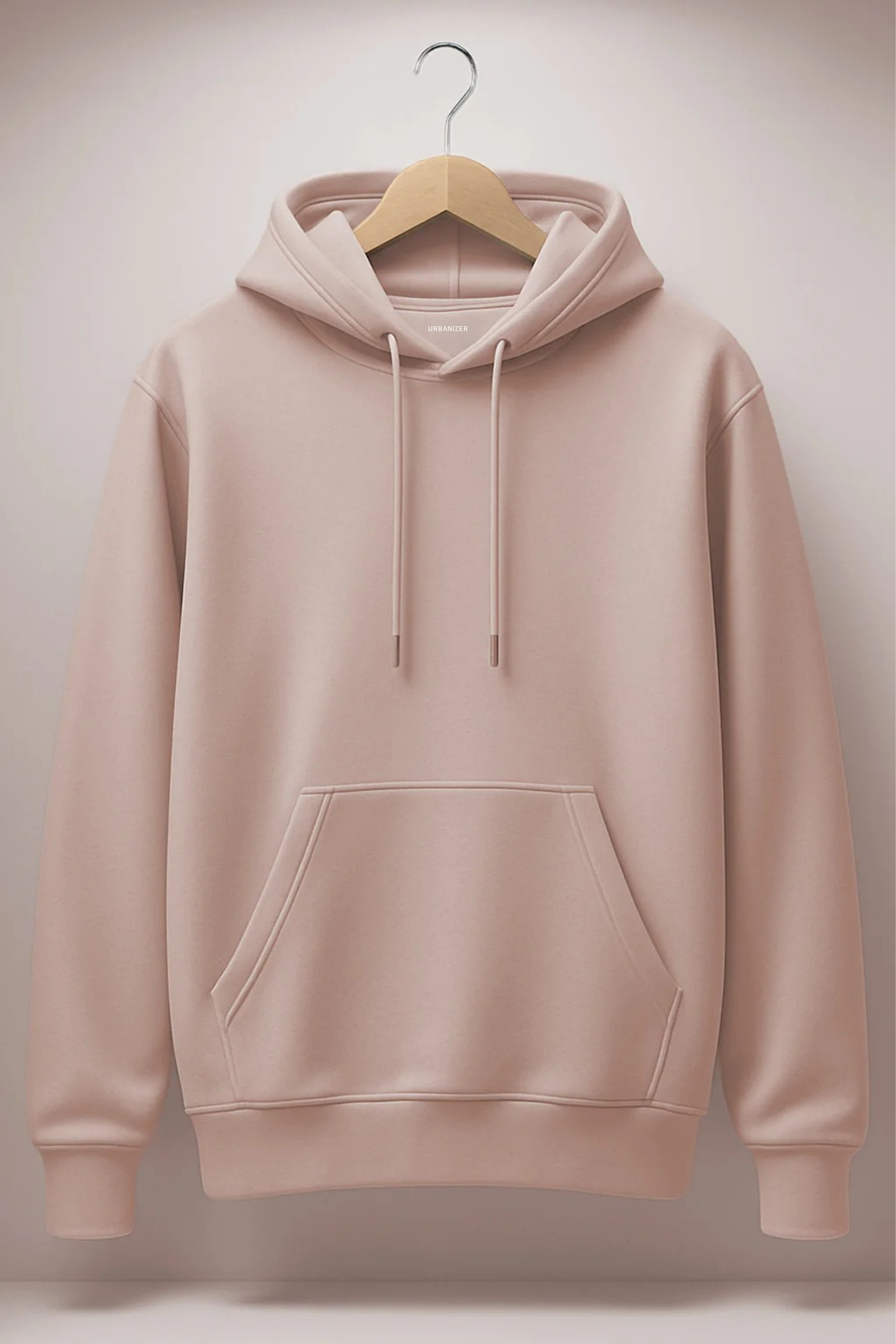 Urbanizer White Hoodie – Bold Red & Black