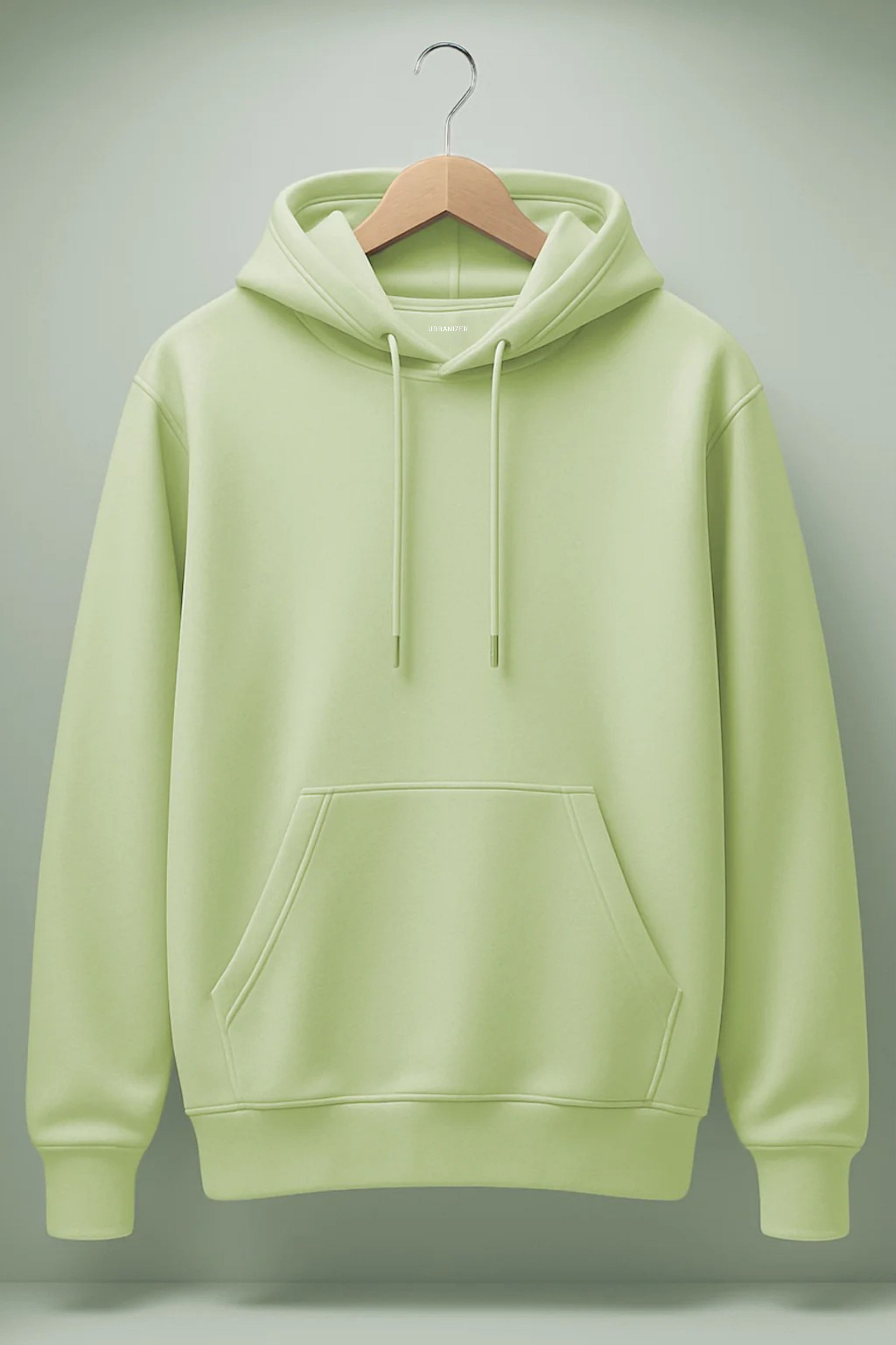 Urbanizer White Hoodie – Bold Red & Black