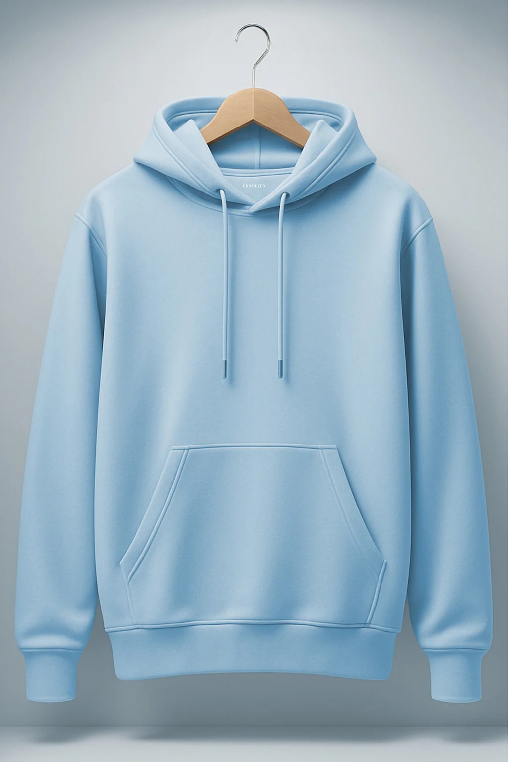 Urbanizer White Hoodie – Bold Red & Black