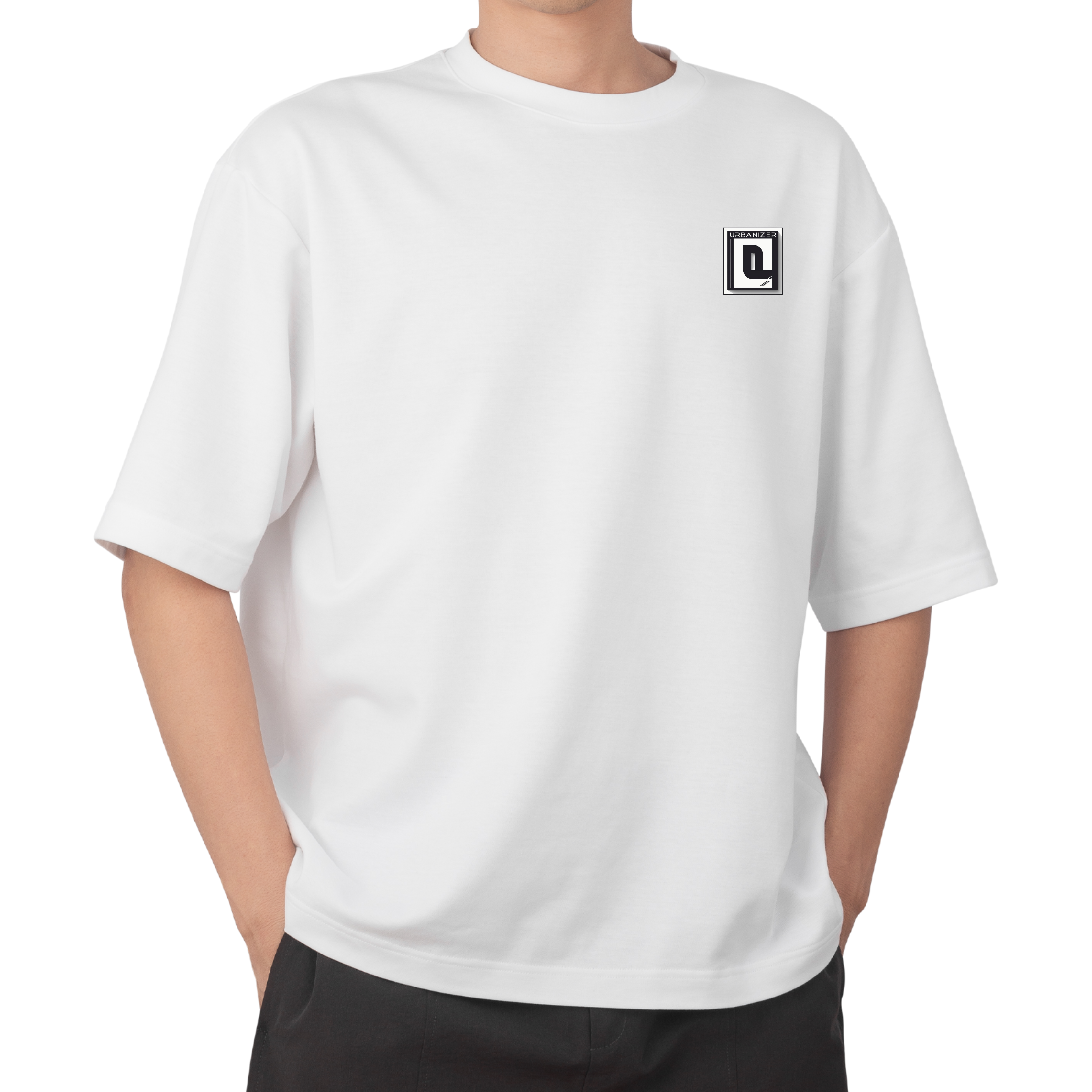 Urbanizer Premium White T-Shirt – Classic Comfort & Style