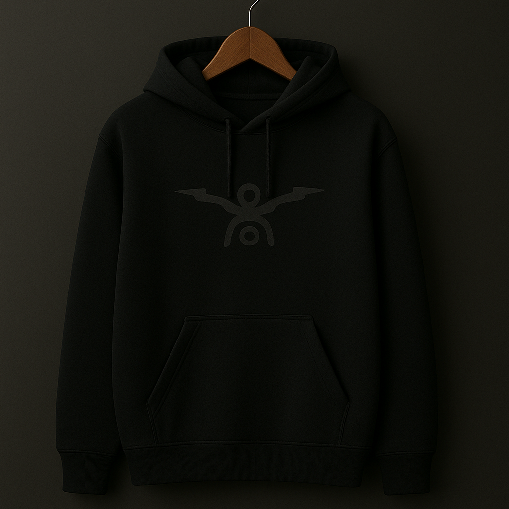 Stealth Drone Hoodie - Black