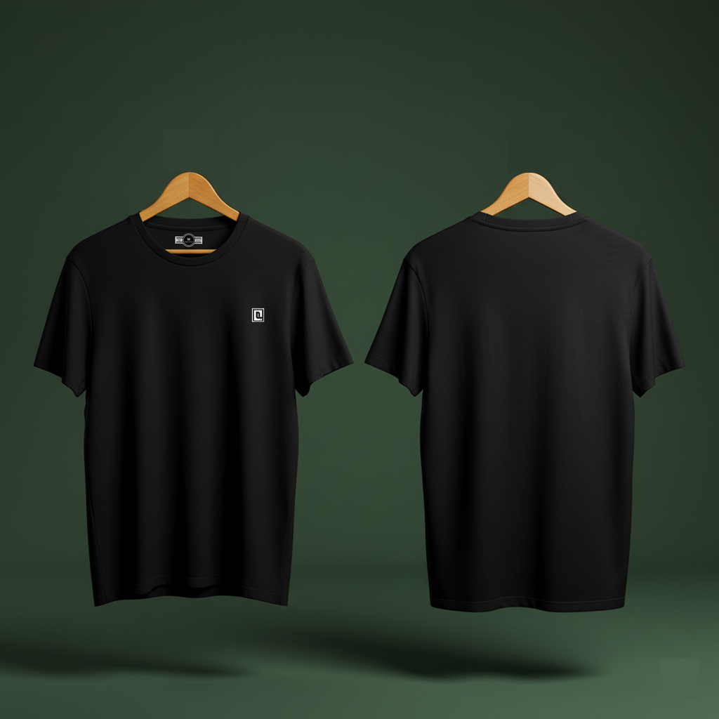 Urbanizer Premium Black Oversized T-Shirt – Streetwear Essential