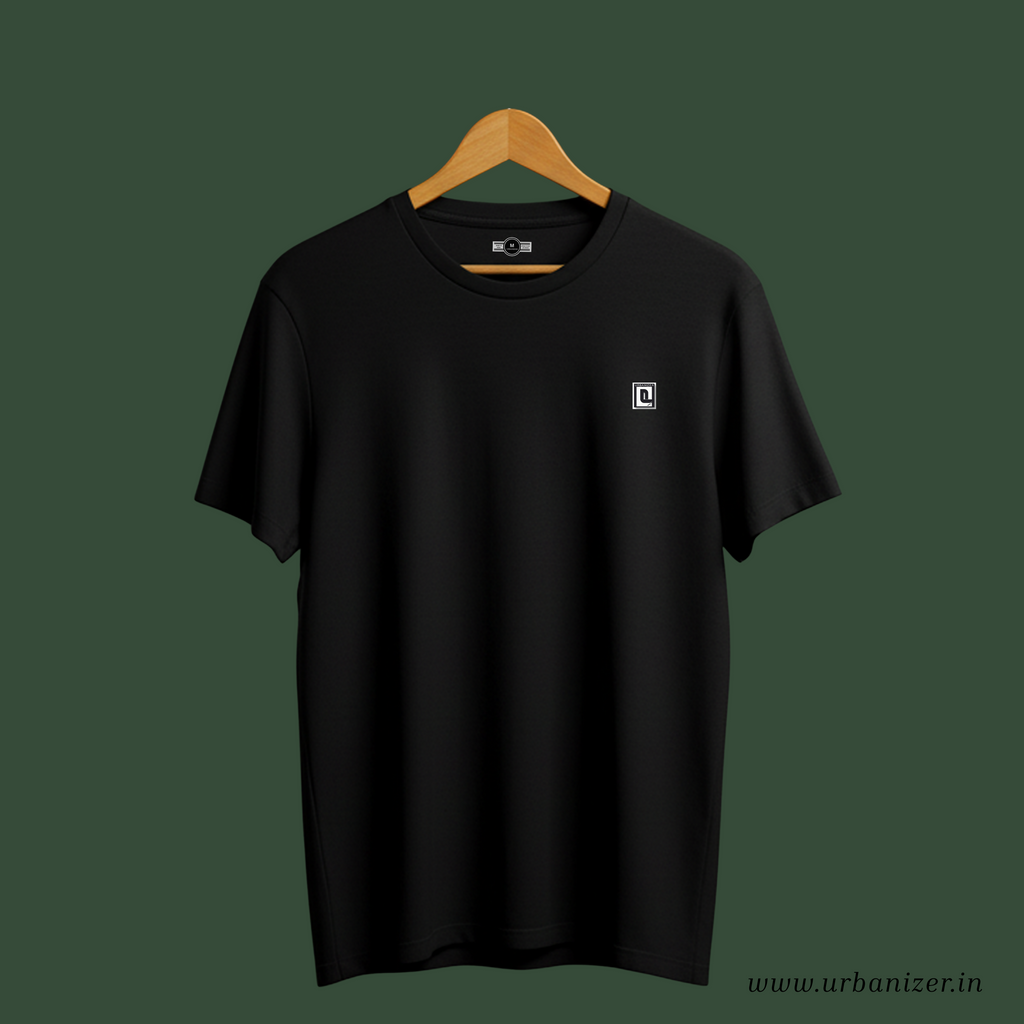 Urbanizer Premium Black Oversized T-Shirt – Streetwear Essential