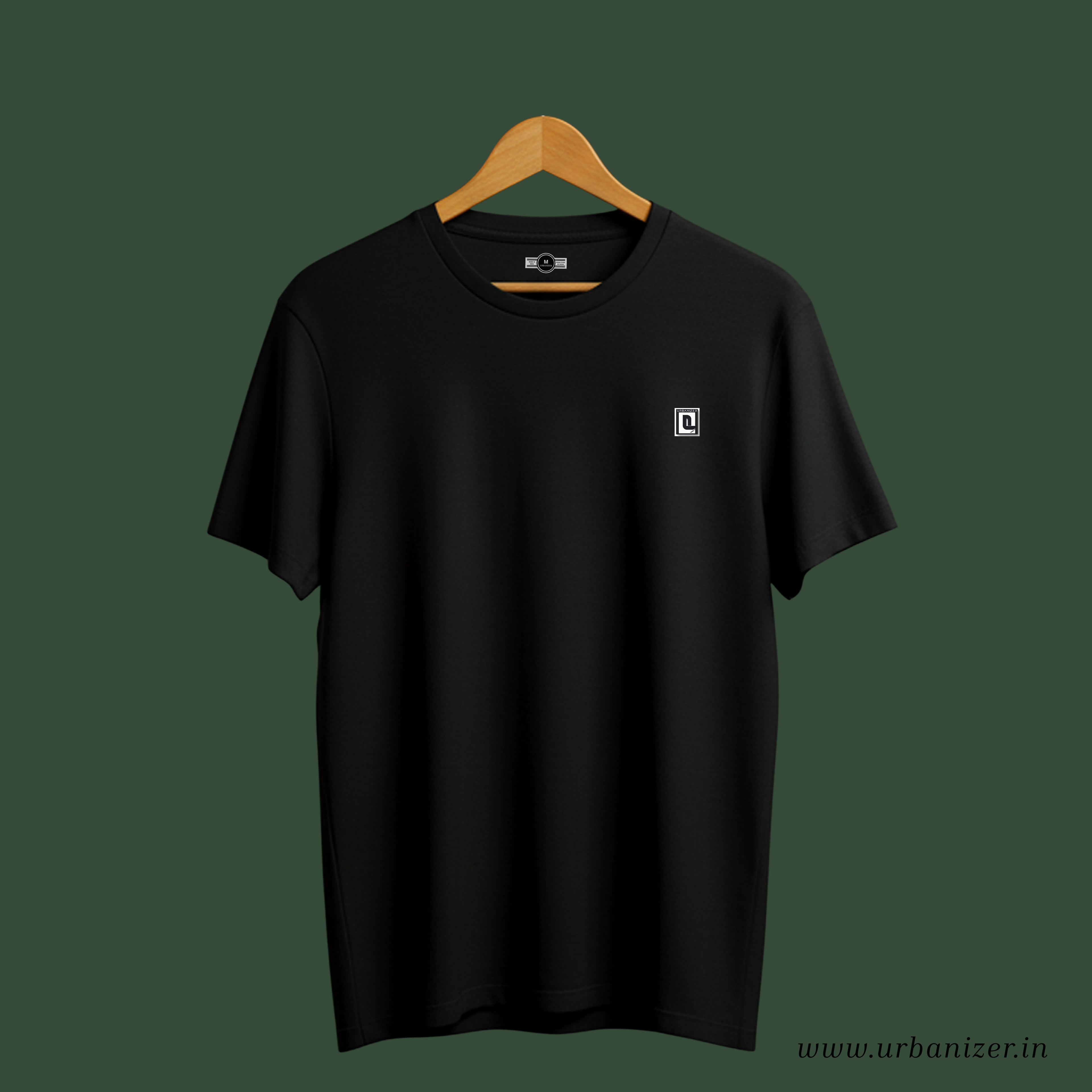 Urbanizer Premium Black Oversized T-Shirt – Streetwear Essential