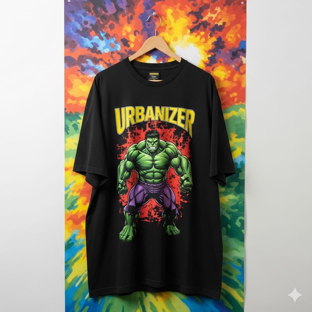 Urbanizer - Premium Hulk Oversized Tshirt