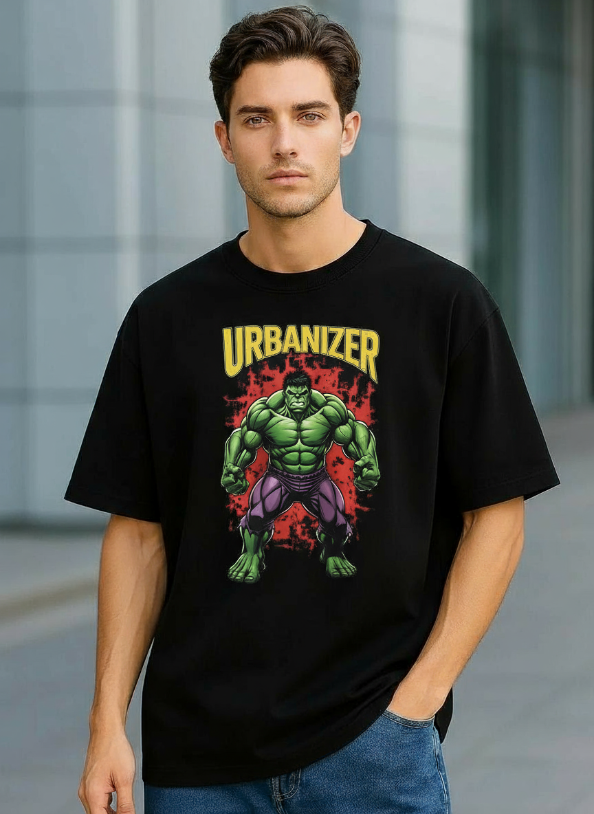 Urbanizer - Premium Hulk Oversized Tshirt